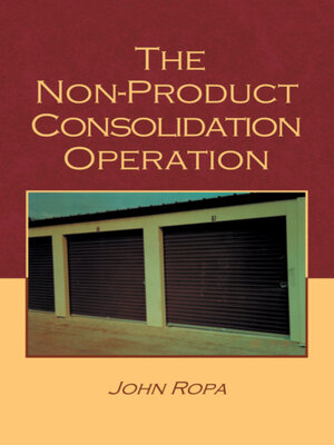cover image of The Non Product Consolidation Operation